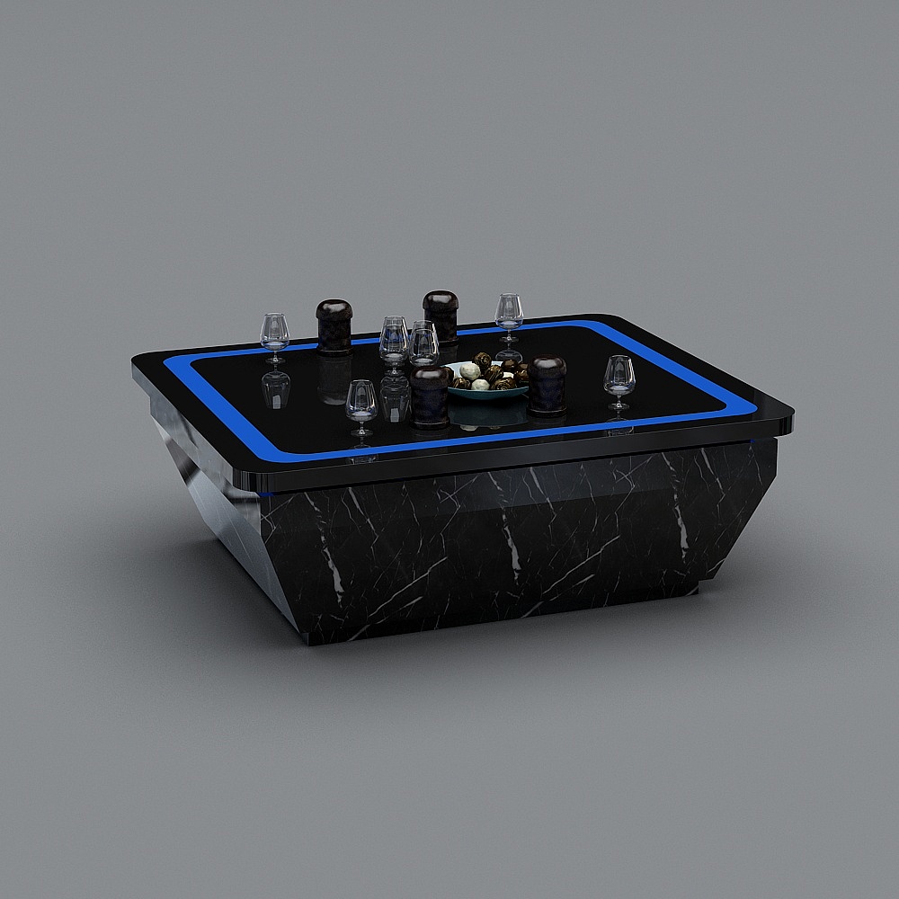 European KTV wooden coffee table