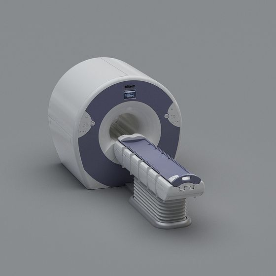 High-Detail MRI Scanner 3D model