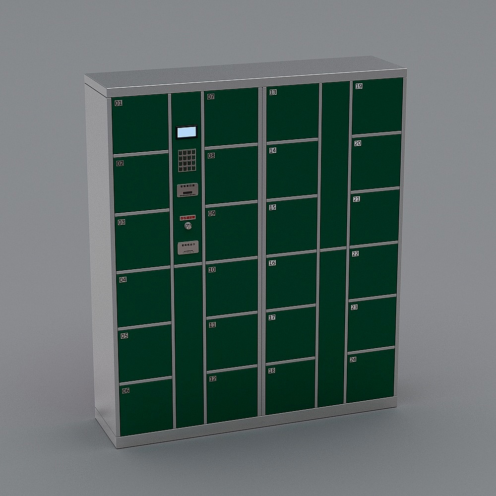 Smart Storage Cabinet 3D Model for Modern Design