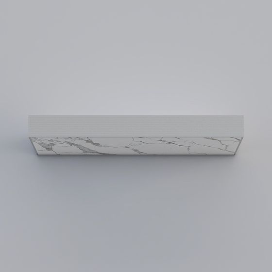 Stylish Marble Shelf 3D Model for Modern Interiors