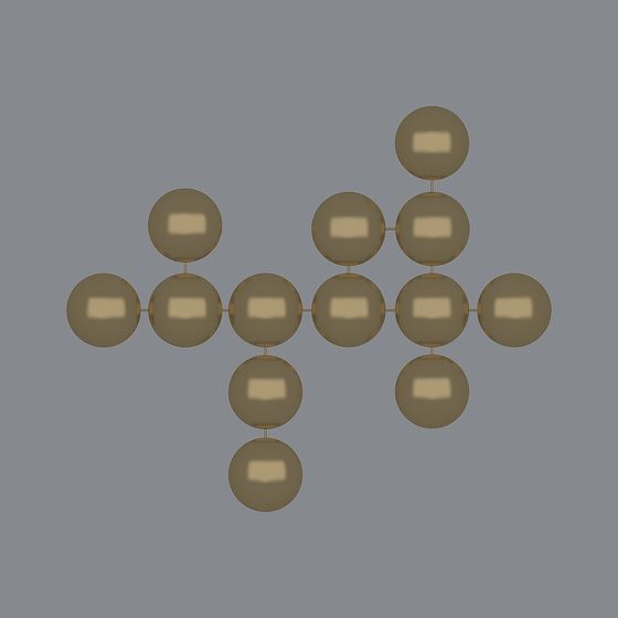 Abstract Geometric Structure 3D model for Creative Projects