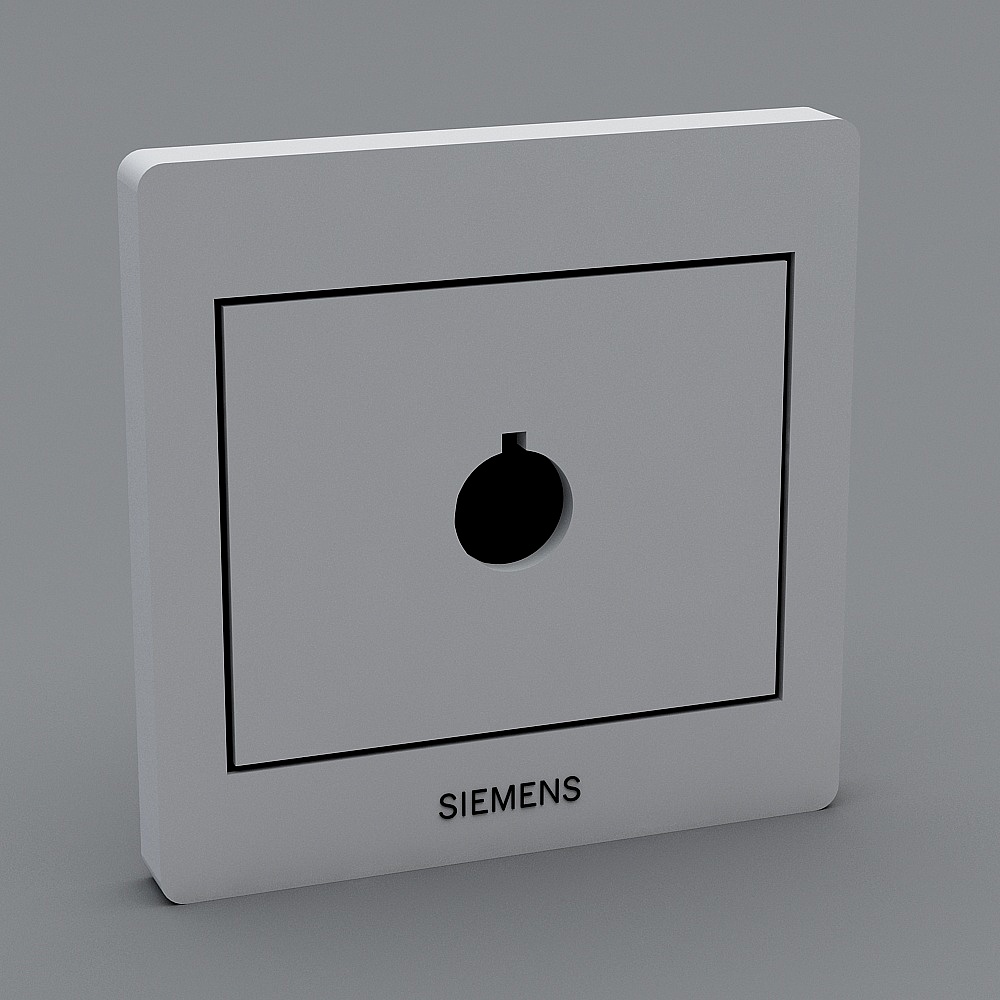 Siemens Switch Panel 3D model for Modern Interiors