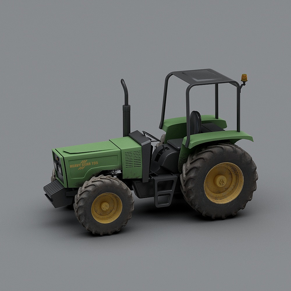 Heavy Gear 735 Tractor 3D model