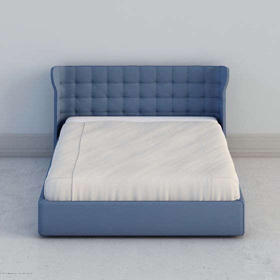 Urban Comfort Bed 3D model for Modern Spaces