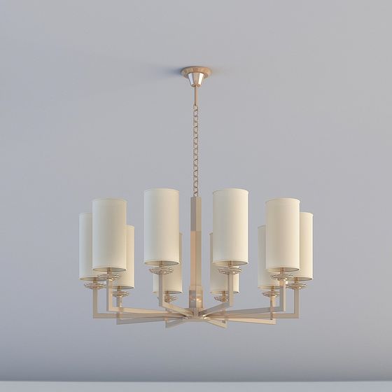 Chic Chandelier 3D model for Modern Spaces