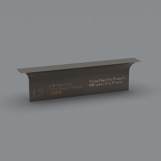 Urban Signage 3D model