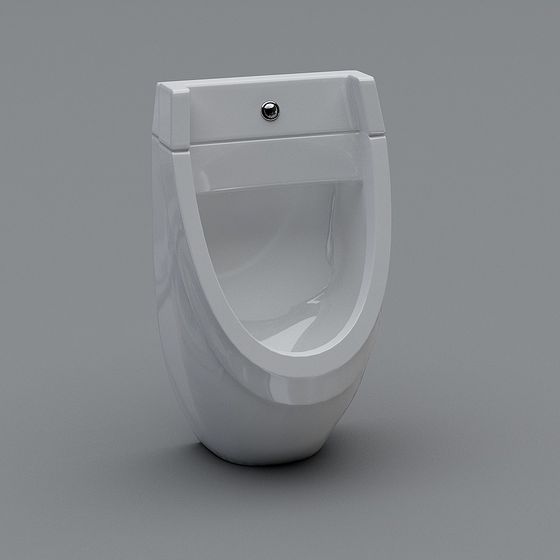 Sleek Urinal 3D model for Modern Spaces