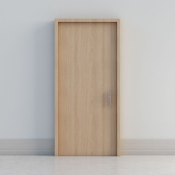 Low-Poly High-Detail 3D Door Model for Modern Design