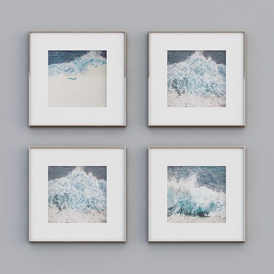 Ocean Waves Gallery 3D model