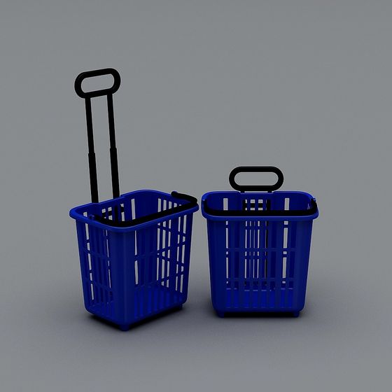 Portable Shopping Basket 3D model