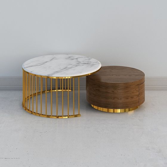 Urban Luxury Round Table 3D model