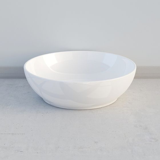 Sleek Bowl 3D model for Modern Design