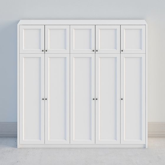 Minimalist Elegant Storage Cabinet 3D model