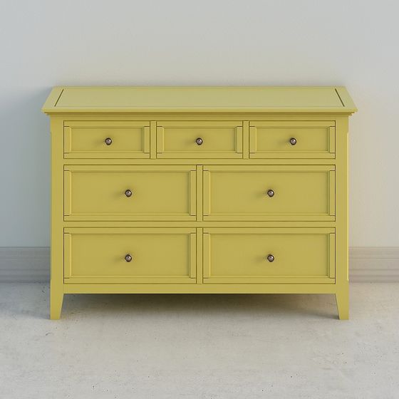 옐로우 세븐 버킷 캐비닛