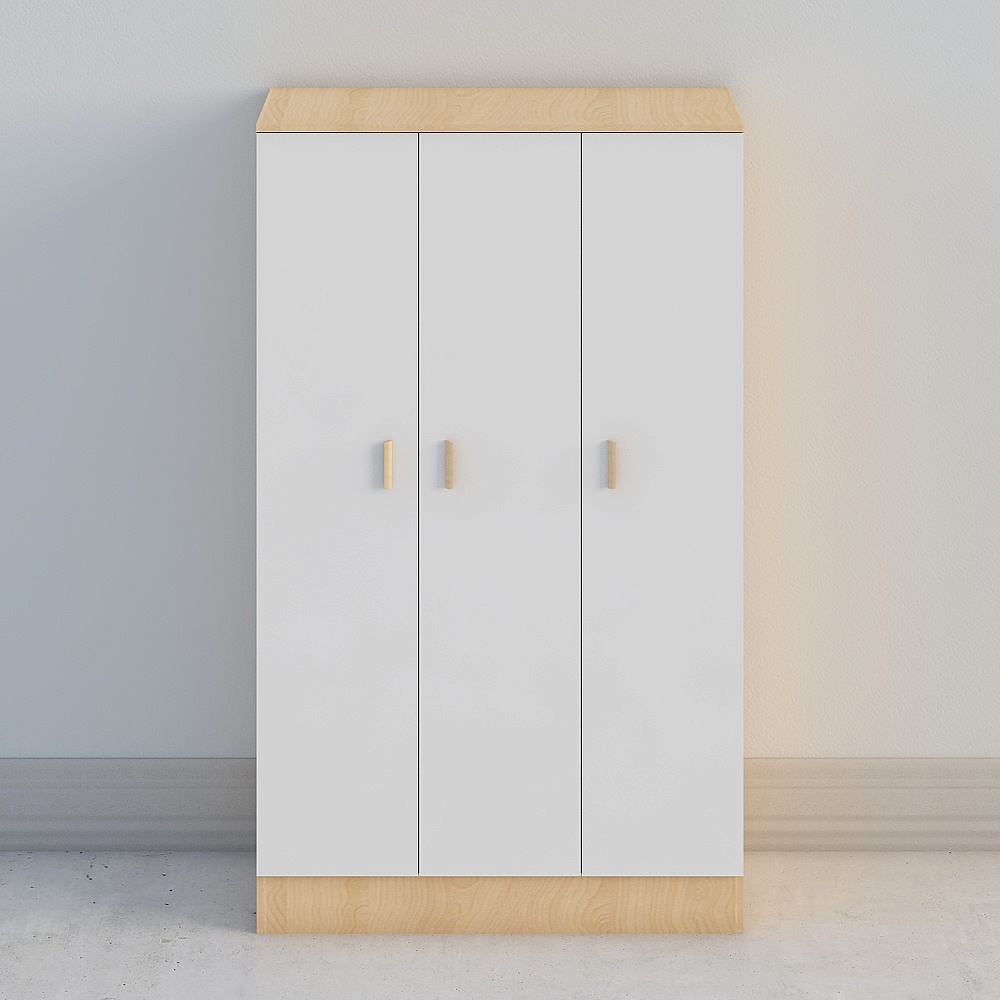 Easy to live - fresh log three-door wardrobe - 1.1 series