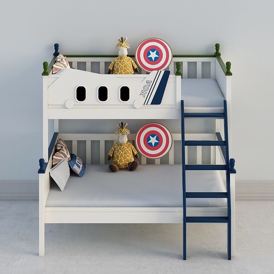 クールなハウスミュージック～北欧の子供部屋～ チャイルドベッド～3