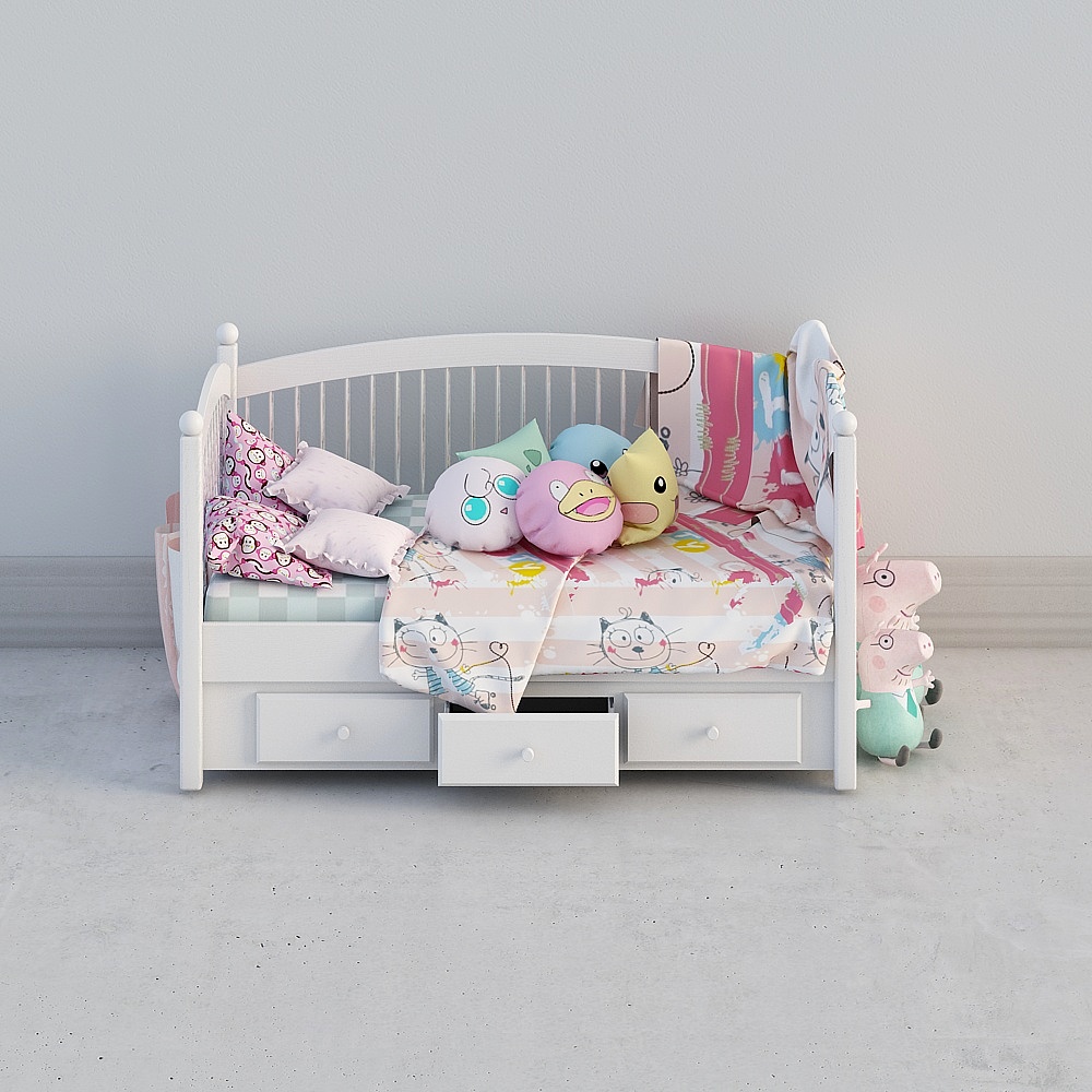 Cooljiale-북유럽 어린이 방 어린이 침대-4