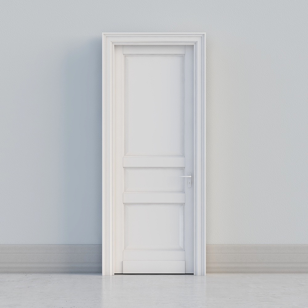 classic white door