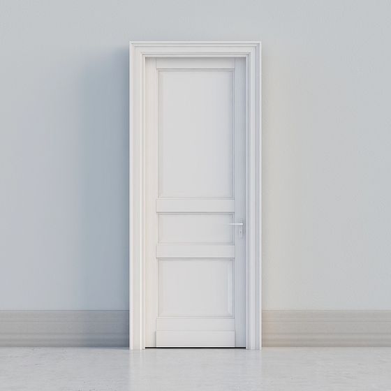 Stylish Low-Poly 3D Door Model for Versatile Applications