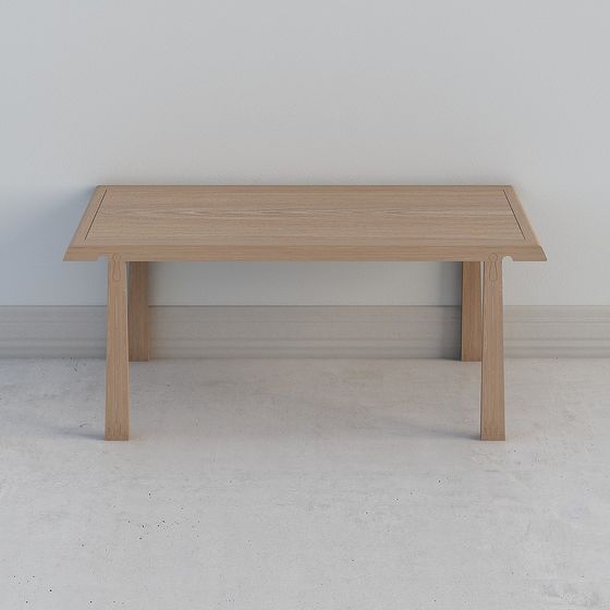 Urban Light Long Table 3D model