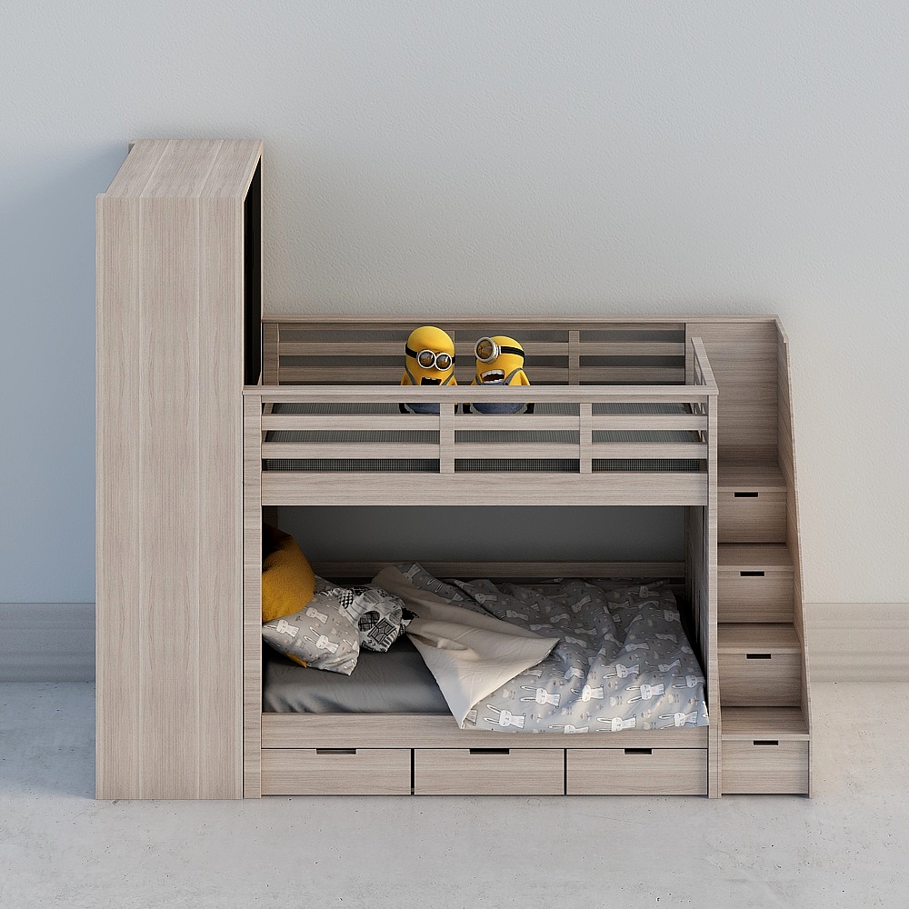 โมเดลห้องเด็กทันสมัย 3 มิติ