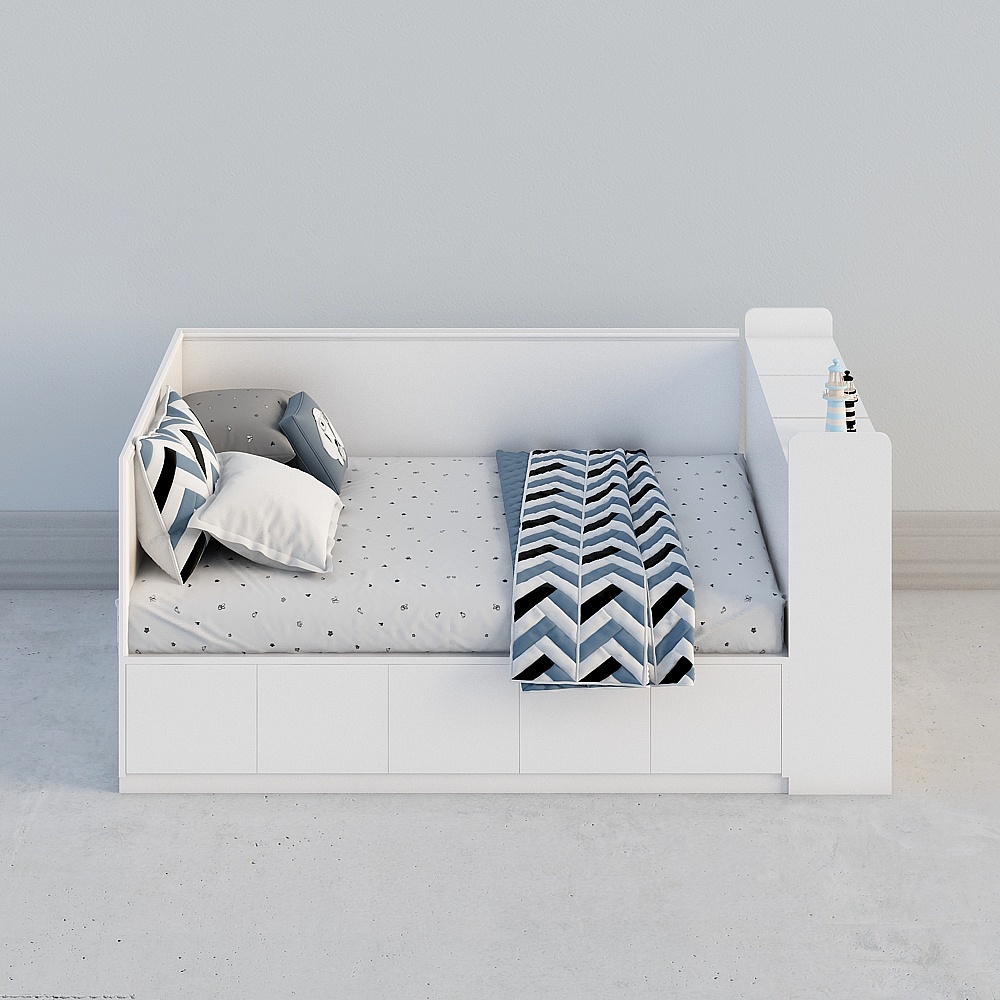 Прохладный дом-современная детская комната, кровать для мальчика