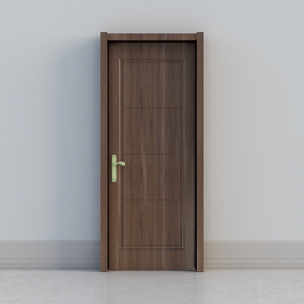 Porta in legno scuro classico