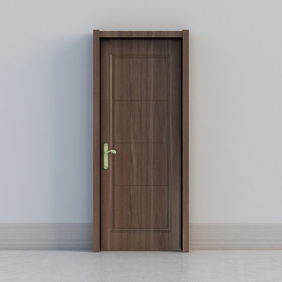 Porta in legno scuro classico