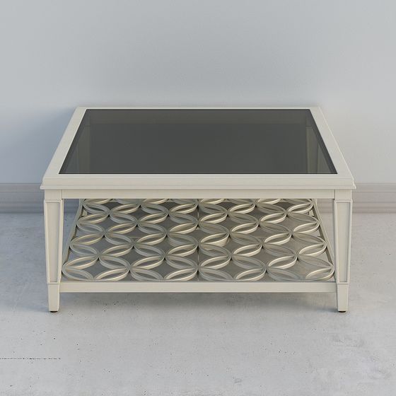 Geometric Charm Coffee Table 3D model