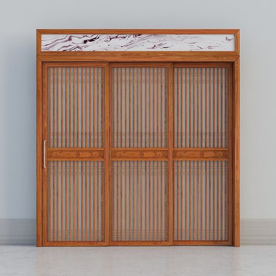 East Asian Screen 3D Model