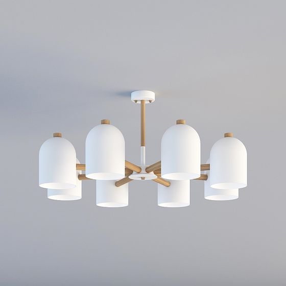 Modern Minimalist Pendant Light 3D model