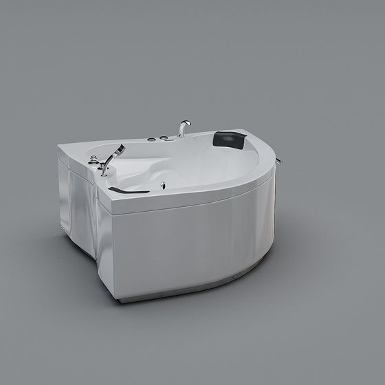 Elegant Modern 3D Bathtub Model