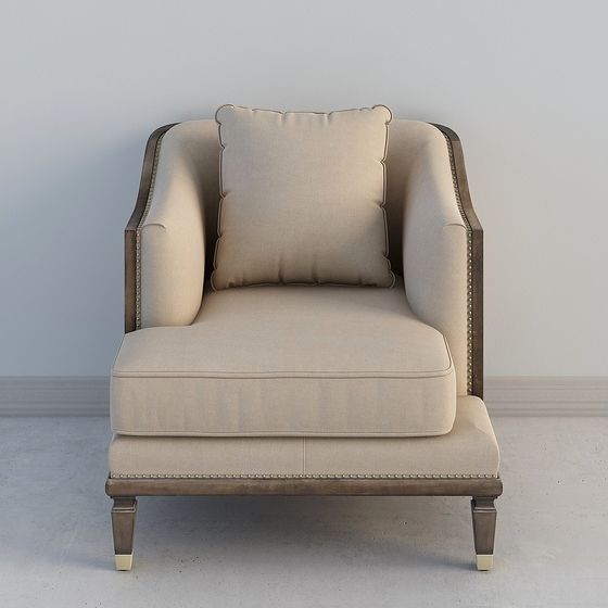 Cozy Corner Chair 3D model