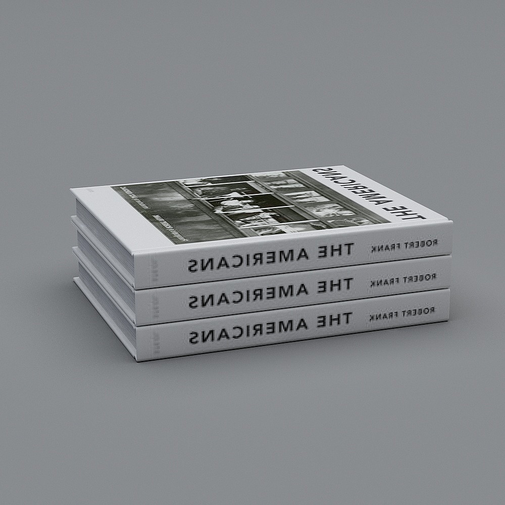 Low-Poly 3D Model of 'The Americans' Books