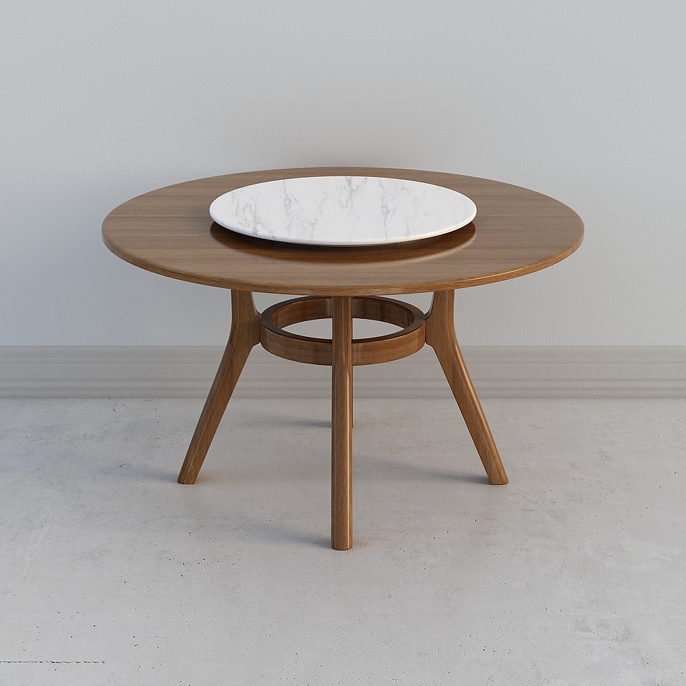 Bàn tròn và bàn xoay K105