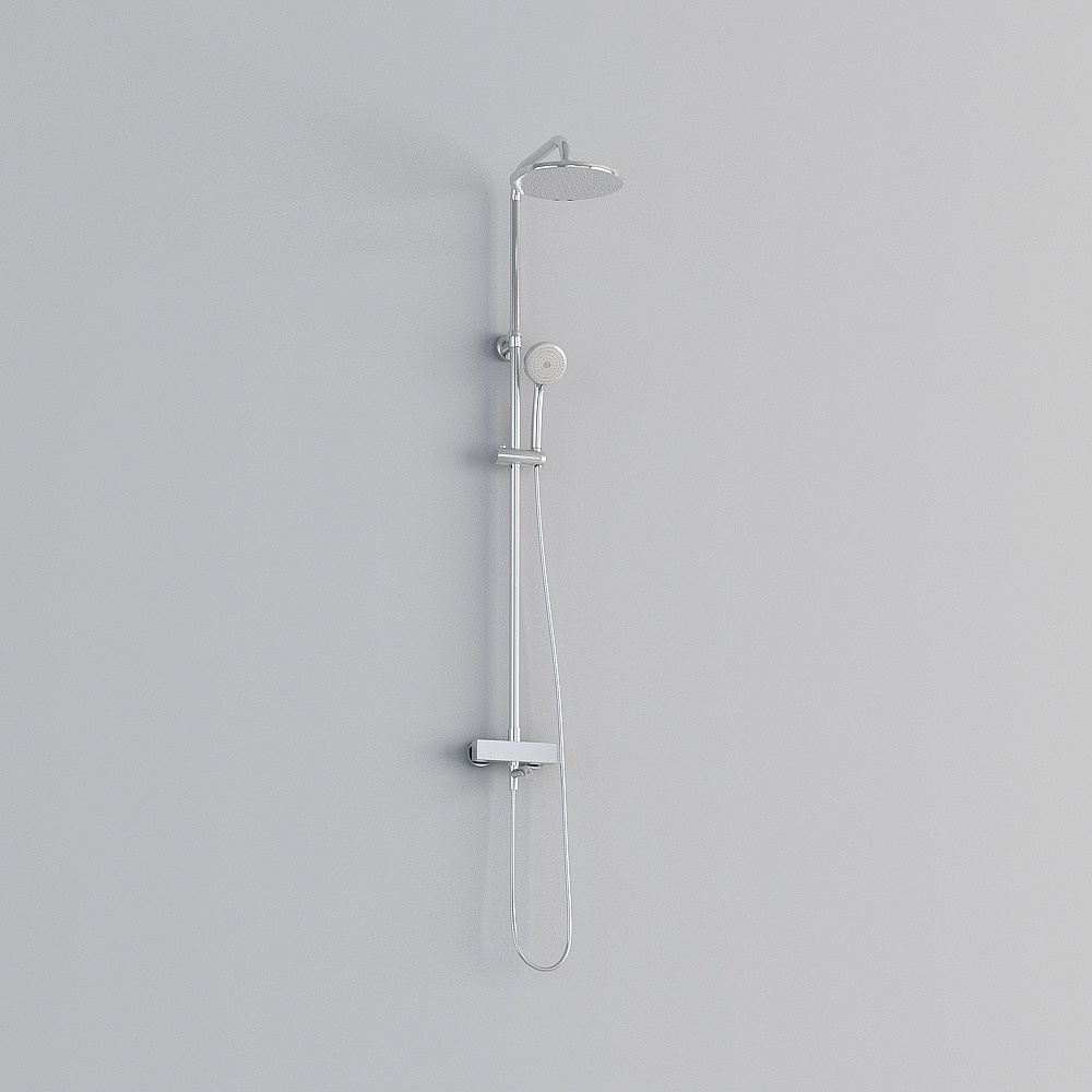 Modern Minimalist Shower System 3D model