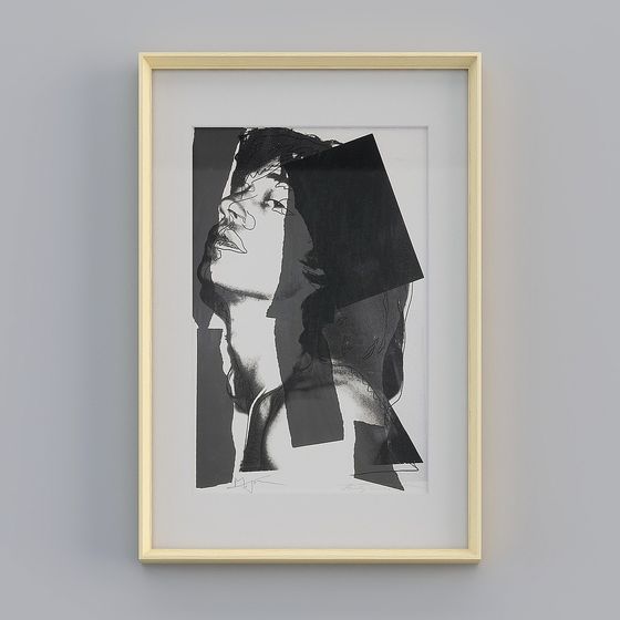 Abstract Portrait 3D Model for Contemporary Spaces