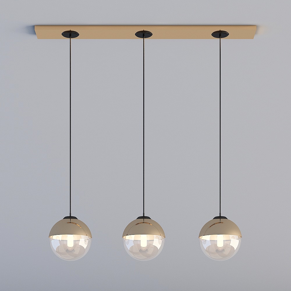 Lampadario regolabile a 3 teste per ristorante