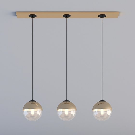 Minimalist Pendant Light 3D model