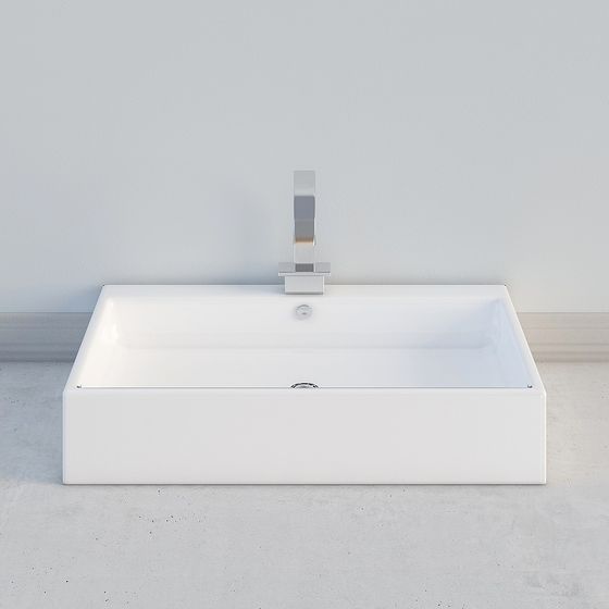 洗手盆架在舞台上進行清洗