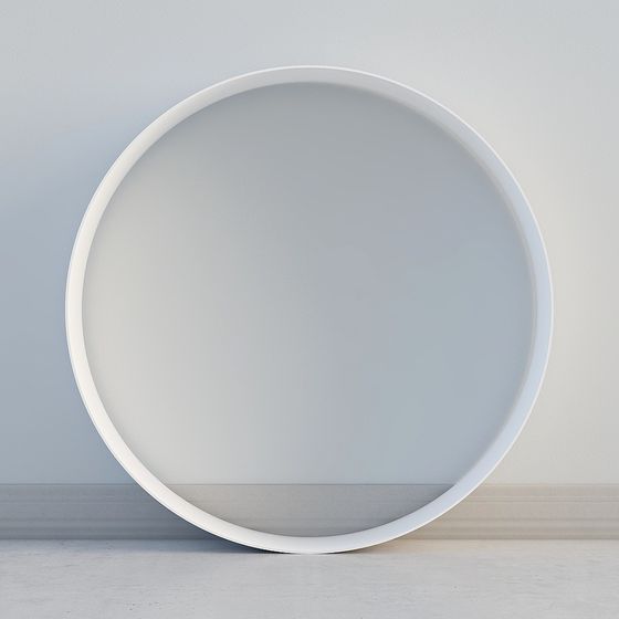 Minimalist Circular Frame 3D model