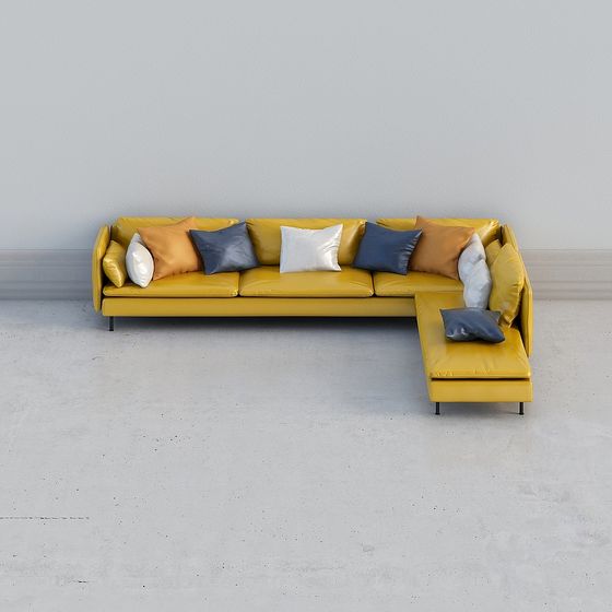 Urban Comfort Sofa 3D Model for Modern Spaces