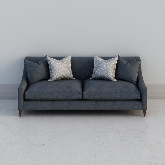 Urban Comfort 3D model - Modern Minimalist Sofa