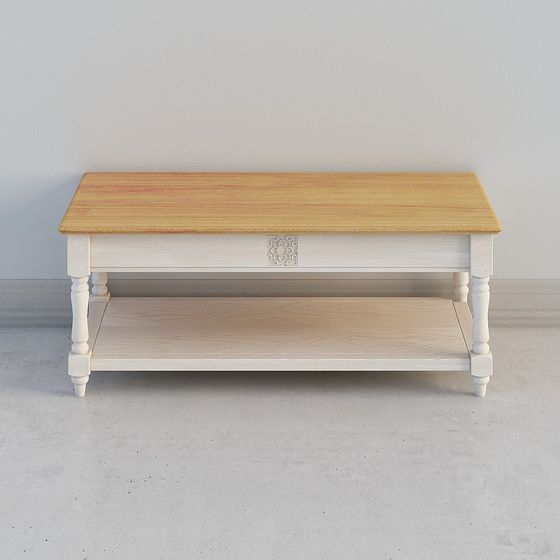 Elegant Coffee Table 3D model for Modern Interiors