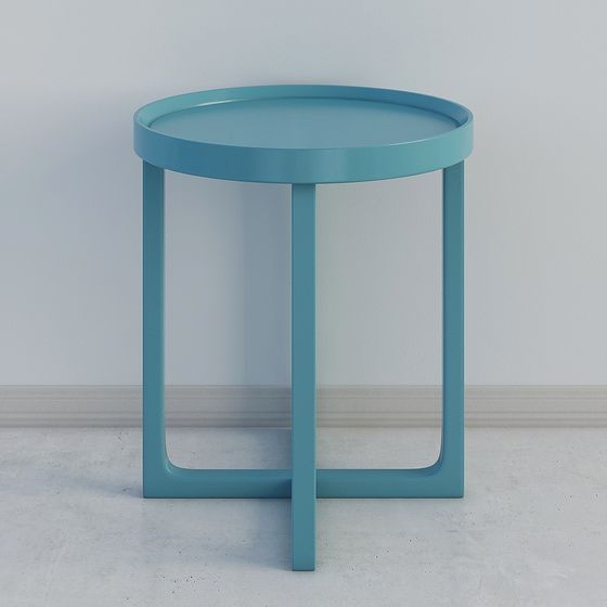 Urban Side Table 3D model for Modern Interiors