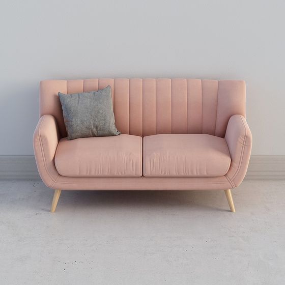 노르딕 핑크 더블 소파 2