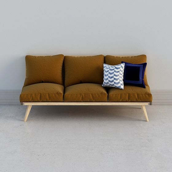 Divano multiplayer giallo nordico 3