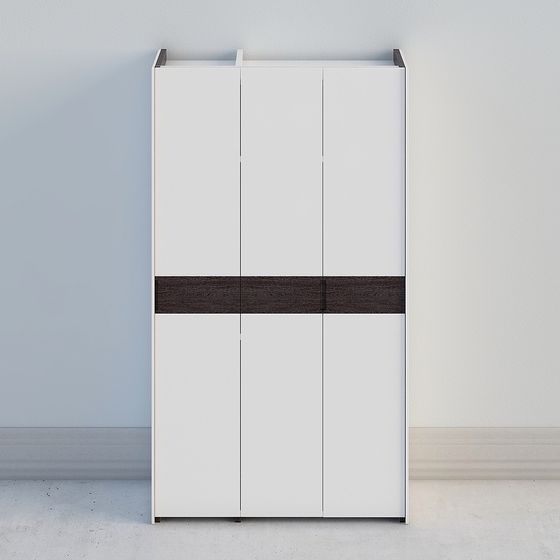 VF-1606-B 3도어 옷장 화이트