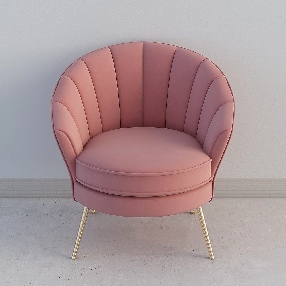 Jaden-LHFSF01023-1 single sofa pink