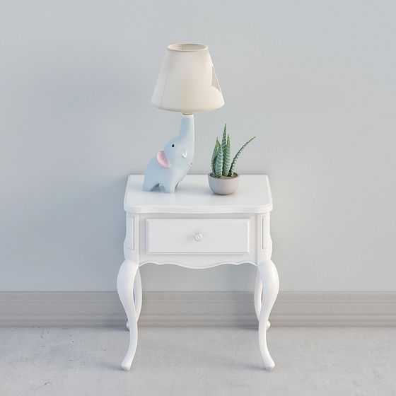 Mesa de noche Ley Jia Blues 01A para la segunda habitación de los niños ZWD1003